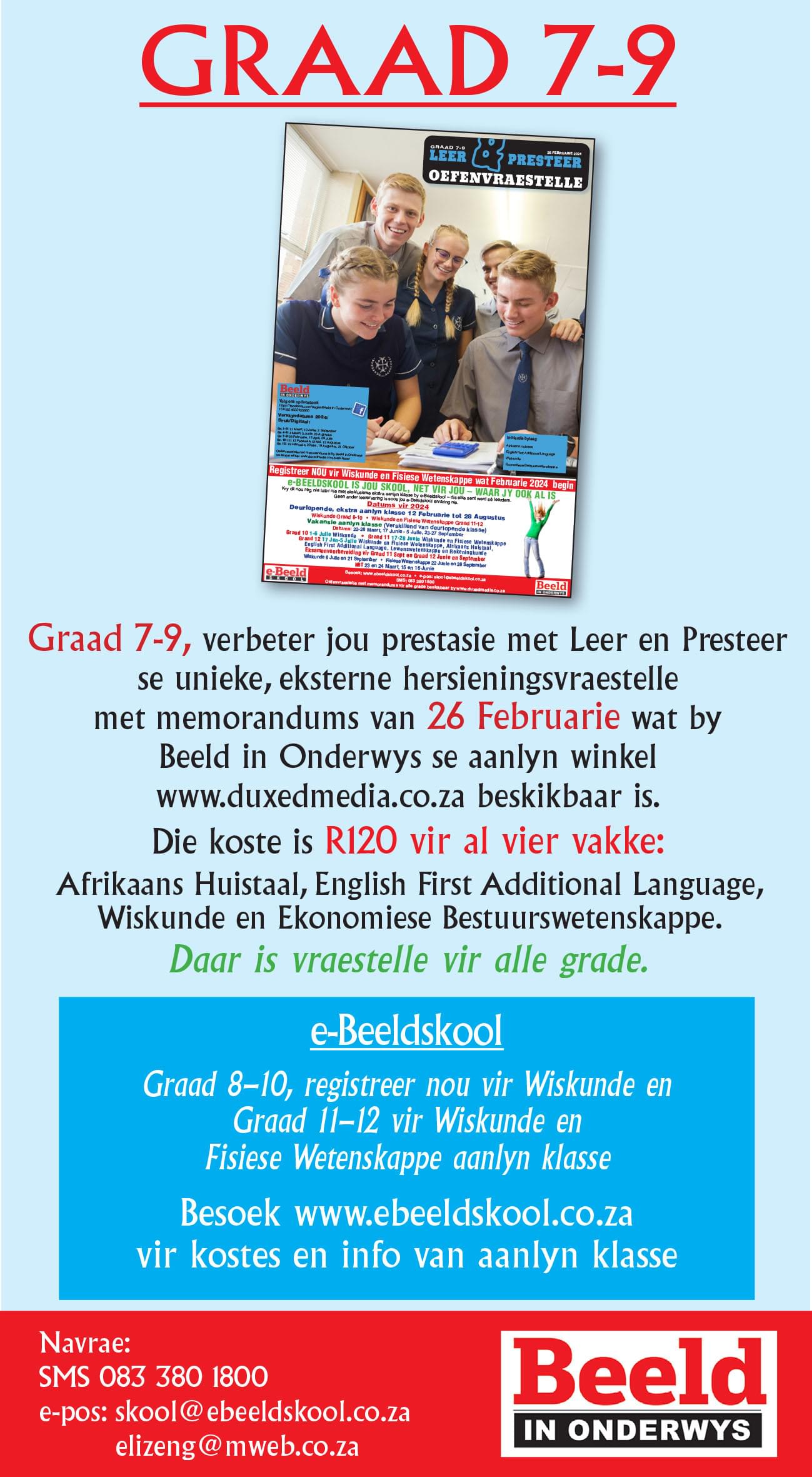  Oefenvraestelle Graad 7-9 