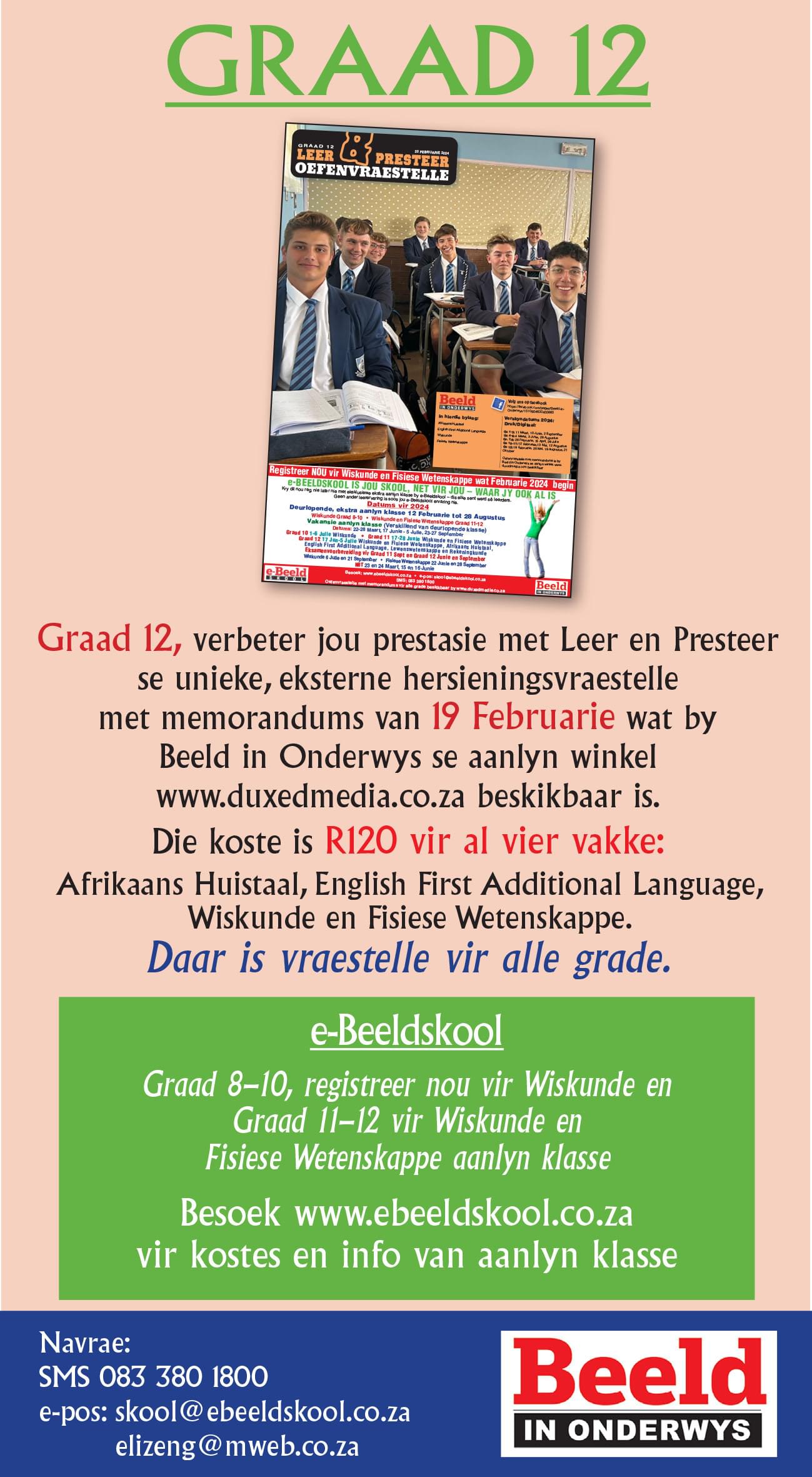  Oefenvraestelle Graad 12 