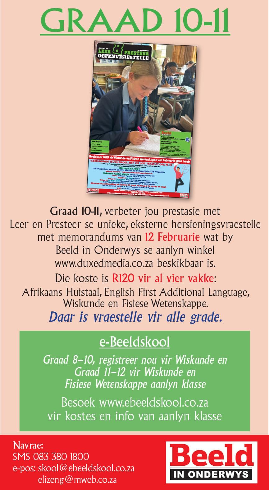  Oefenvraestelle Graad 10-11 